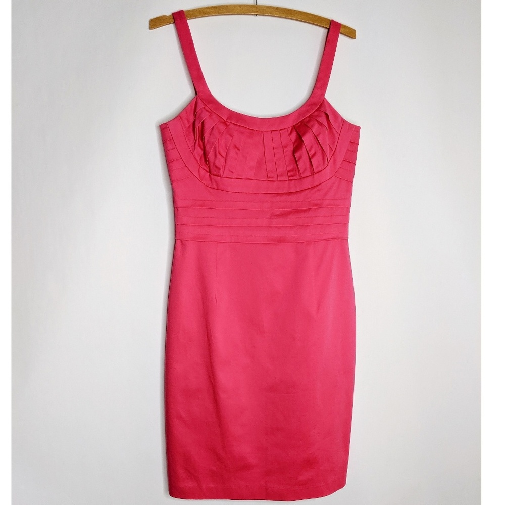 Calvin Klein Hot Pink Sheath Cocktail Dress